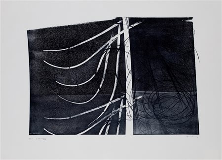 HANS HARTUNG (1904-1989) L-38, 1973 Litografia su carta BFK Rives cm 75,5x105...
