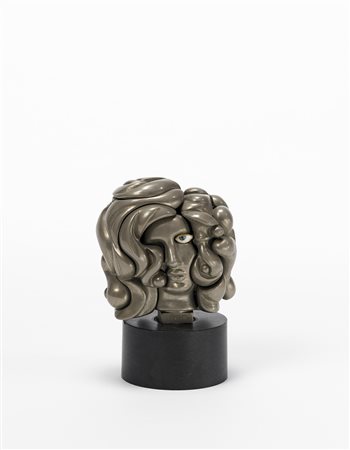 Miguel Berrocal (1933 - 2006) Piccola scultura "Mini-Michelle" in metallo...