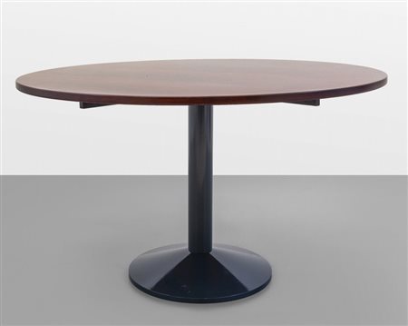 FRANCO ALBINI Un tavolo "TL 30" per POGGI, 1957. Acciaio verniciato, legno...