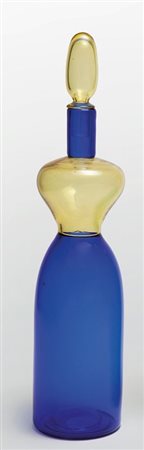 GIO PONTI, VENINI Una bottiglia "vecchia dama", design 1949, produzione 1991....