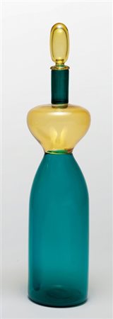 GIO PONTI, VENINI Una bottiglia "vecchia dama", design 1949, produzione 1985....
