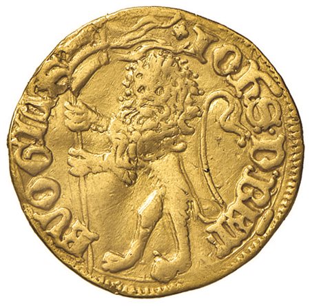 BOLOGNA. Giovanni I Bentivoglio (1401-1402). Bolognino d'oro. MIR 14. Oro,...