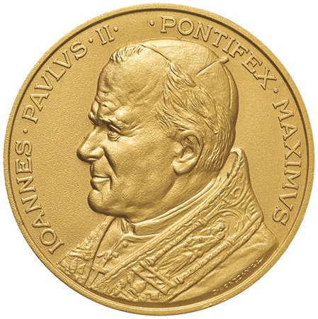 ROMA.Giovanni Paolo II. Medaglia 1984 in oro, con al R/ leggenda greca, gr....