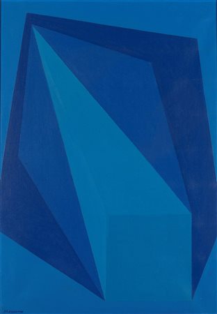 Galliano Mazzon (1896-1978), Verso il Vertice, 1970 olio su tela, cm 100x70...
