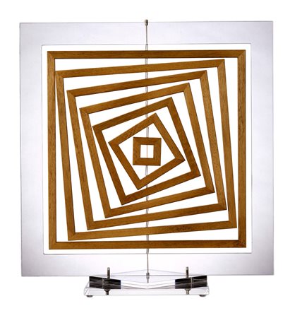 Ennio Chiggio (1938), Quadrati spaziali, 1961-1973 legno, plexiglass, cm...