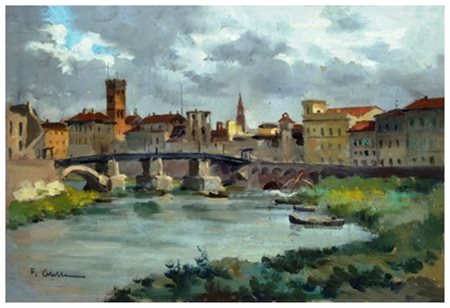 FRANCO COLELLA Bari 1900 – Bari 1979 Ponte della Fortezza, Passerella...