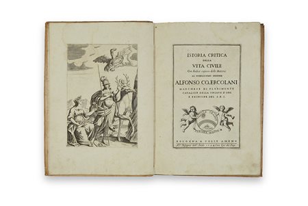 MARTINELLI, Vincenzo (1702-1785) - Istoria critica della vita civile....
