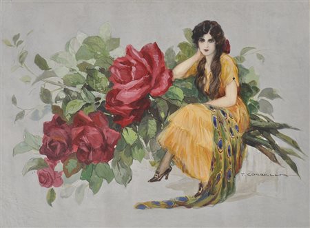 Tito Corbella (Pontremoli 1885 - Rom/Roma 1966) Blume zwischen...