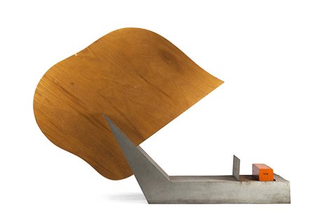 Gianfranco Pardi (Milano 1933 - 2012)"Senza titolo" scultura in legno e...