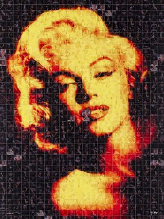 MARIA MURGIA (1935)Omaggio a Marilyn Monroe, 2012Fotomosaico digitalecm...