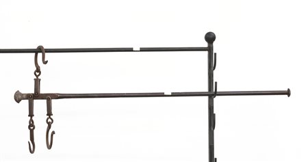 Stadera in ferro (l cm max 100)-ENAn iron lever scale (l cm max 100)