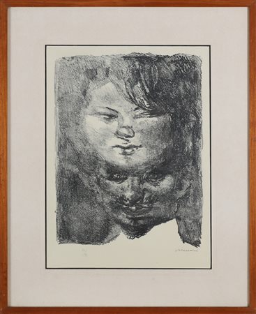 MACCARI MINO (1898 - 1989) Senza titolo. Litografia. Cm 34,00 x 46,00. 62/70....