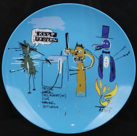 Jean-Michel Basquiat (New York 1960 - New York 1988) The dingo 1982 Diametro...