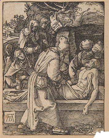 Albrecht Durer (Norimberga 1471 - 1528)Deposizione di Cristo, dal ciclo della...