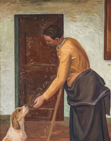 MARIO TOZZI (1895-1975)L'amico fedele (Il cane e la sciancata - La...