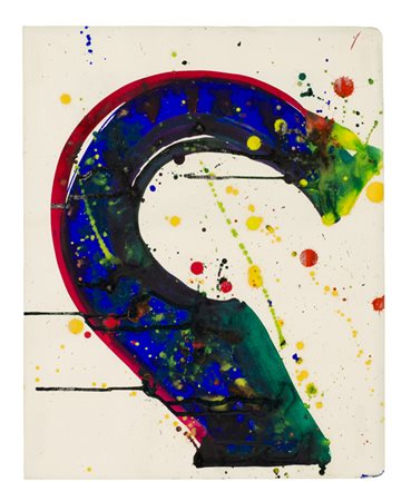 SAM FRANCIS (1923-1994)Untitled (drawing for sculpture), 1966Acrilici su...