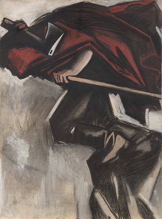 Mario Sironi (Sassari 1885 - Milano 1961)"Verso la meta" (tavola originale...
