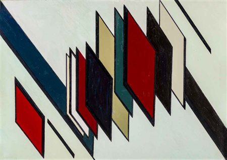 LUIGI MARI (1907) Senza titolo 1971 Tecnica mista su cartone 50 x 70 cm...