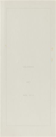 Antonio Calderara 1903 - 1978 6VC1 - 1972 tecnica Cartella di 6 serigrafie,...