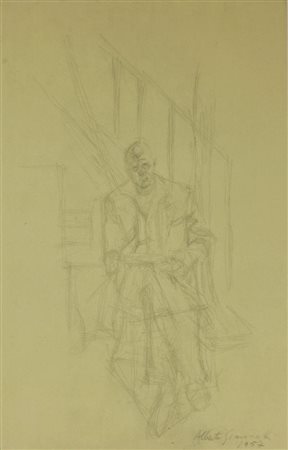 Alberto Giacometti Ritratto di Jean Genet Fotoincisione, cm 50x33 L'opera fa...