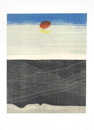 Max Ernst, Brühl 1891 - Parigi 1976, Senza titolo, 1973, Litografia a sei...