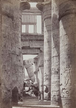 FRANCIS FRITH Il tempio di Karnac - Egitto - Vedute varie lotto di 15 foto...