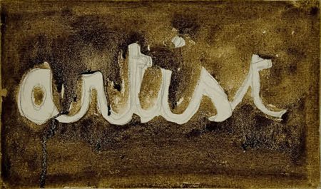Christian Tobas - Artiste signe’ – 1972 - tecnica mista su tela cm. 24x40....