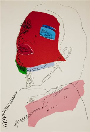 Andy Warhol - Ladies and Gentleman - 1975 serigrafia, es. 61/250 cm. 94x65...