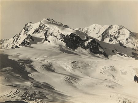 SELLA VITTORIO (1859-1943) Monte Rosa - Lyskmann anni Trenta stampa ai sali...