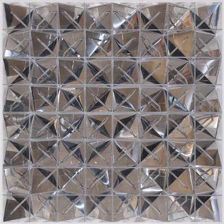 ALDO BOSCHIN (Venezia, 1942 - ) Pentagono XI 1977 mosaico di 64 cubi -...