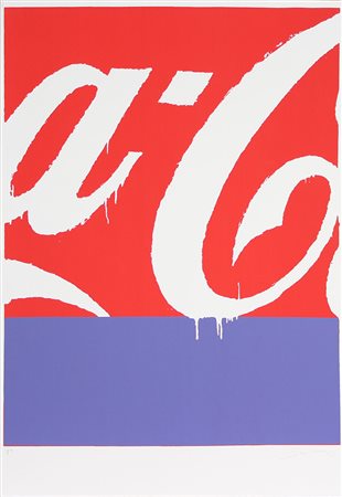 Schifano Mario Coca-Cola serigrafia su carta Fabriano, cm. 100X70, es. prova...