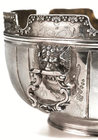 George GarthorneRINFRESCATOIO PER BICCHIERILondra 1686in argento, di forma...
