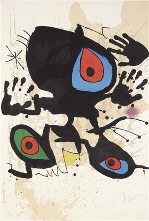 Joan Miró Barcellona 1893 - Palma di Maiorca 1983 Manifesto per l’esposizione...