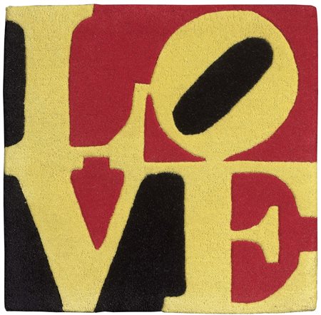 Robert Indiana New Castle 1928 Liebe Love, 2005 Tappeto, multiplo, es....