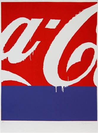 Schifano Mario Coca-Cola serigrafia su carta Fabriano, cm. 100X70, es. prova...
