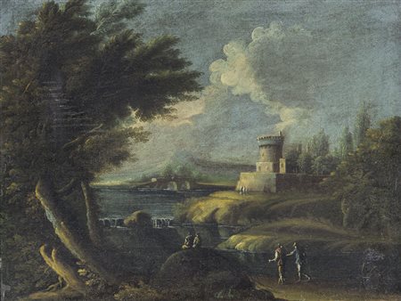 PASERO GIOVANNI ANTONIO Attivo tra il 1619 e il 1632(attribuito a)Paesaggio...