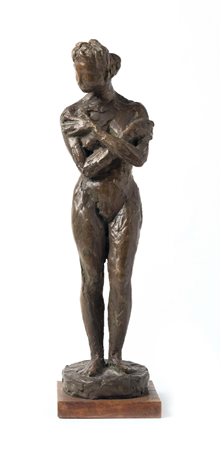 Luigi Broggini (1908-1983), Nudo, 1940 bronzo, cm 46,5x11,5
