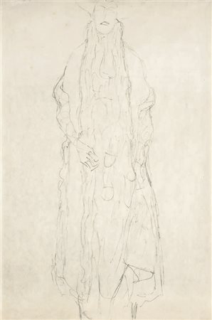 Gustav Klimt Vienna 1862 – Neubau 1918 Signora in piedi, studio per il...
