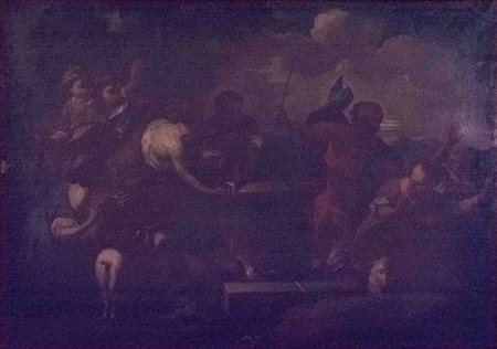 Ambito di Ciro Ferri, Mosè e le figlie di Jetro, terzo quarto XVII secolo...