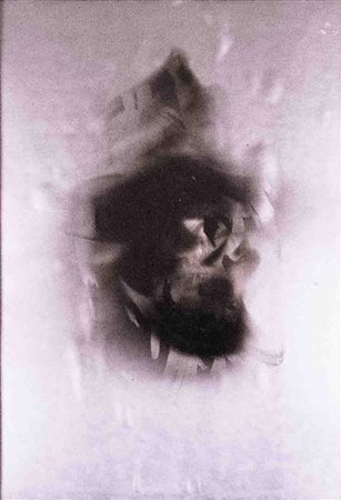 Luigi Sonzini (Milano 1942), Il guerriero, 1981 Combustione su argento, 32 x...