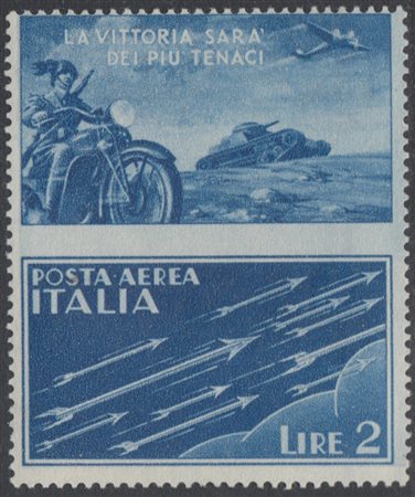 [REGNO D'ITALIA] 1942 Propaganda di Guerra, serie cpl di 3v, non emessa....