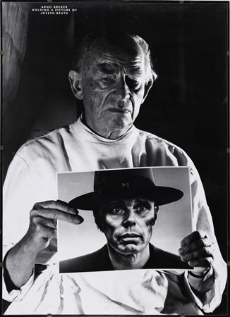 HELNWEIN GOOTFRIED (n. 1948) Arno Breker holdin picture of Joseph Beuys. ....