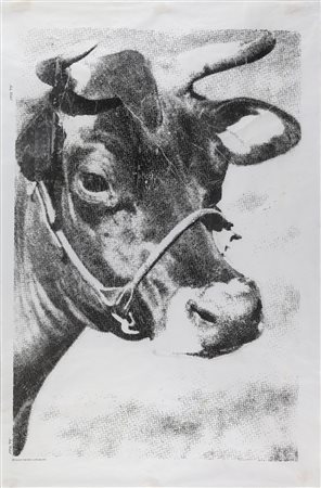 WARHOL ANDY (1928 - 1987) Cow. 1976. Poster. Cm 118,00 x 76,00. Poster La...