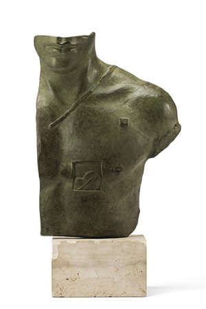 Igor Mitoraj (Oederan 1944 - Parigi 2014) &quot;Torso&quot; 1989 bronze...