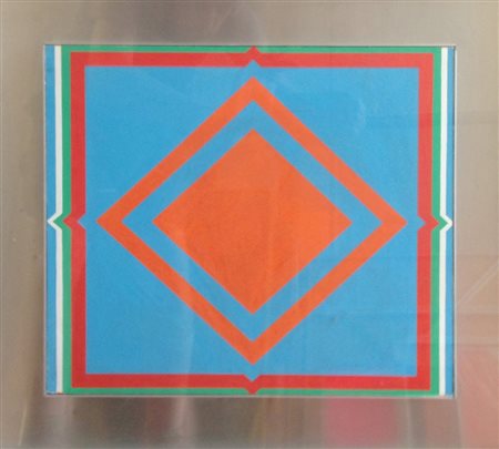 Willy Muller-Brittnau, Senza titolo, 1969, olio su tavola, cm. 50x40