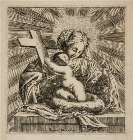 Carlo Bagnini (Attivo nella metà del XVII secolo )Madonna col Bambino...