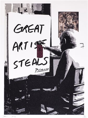 DEATH NYC (1979) Picasso, 2015 Serigrafia Cm 45x32 Firma, datazione e...