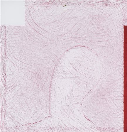 RENATO PENGO (1943) Autoritratto bianco rosso, 2006 Tecnica mista e...