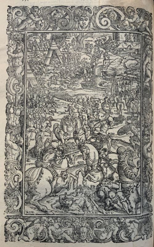 ARIOSTO, Ludovico. Orlando Furioso. Venezia: Valgrisi, 1563. 4to