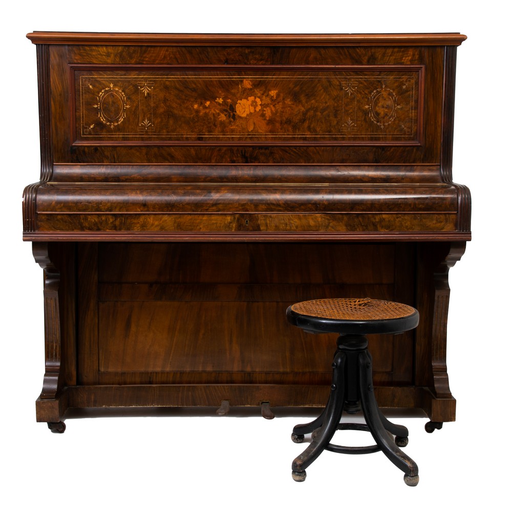 PIANOFORTE B. BROCK CON SGABELLO | TRIONFANTE | ArsValue.com